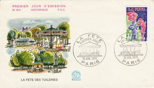 Enveloppe 1er jour - , timbrée